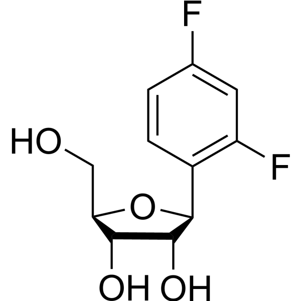 (1S)-1,4-Anhydro-1-C-(2,4-difluorophenyl)-D-ribitol 263701-23-1